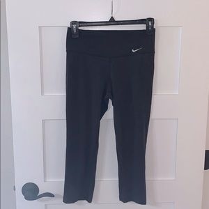 Nike Dri Fit Cropped Leggings Extra Small Black
